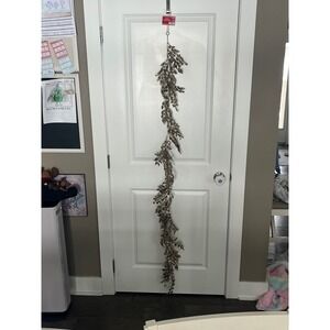 Ashland Champagne Nandina Garland 6 ft Christmas Holiday Decor